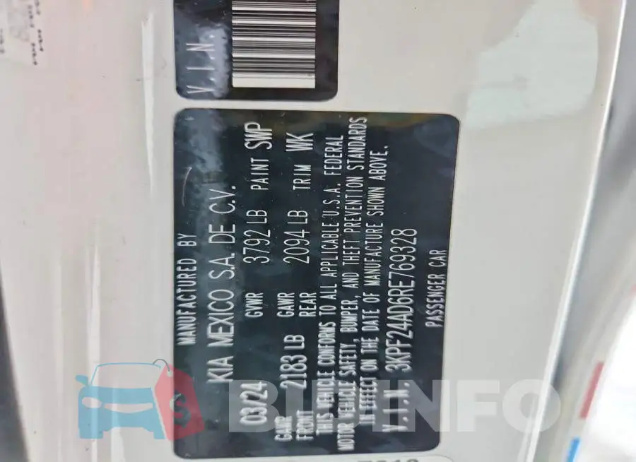 3KPF24AD6RE769328 Photo# 12