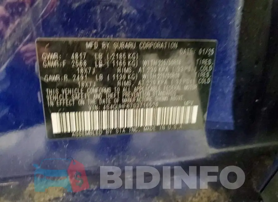 4S4GUHF67S3716520 Photo# 13
