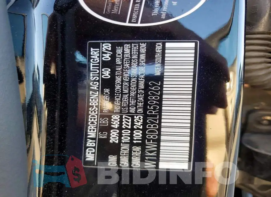 W1KWF8DB2LR598262 Photo# 12