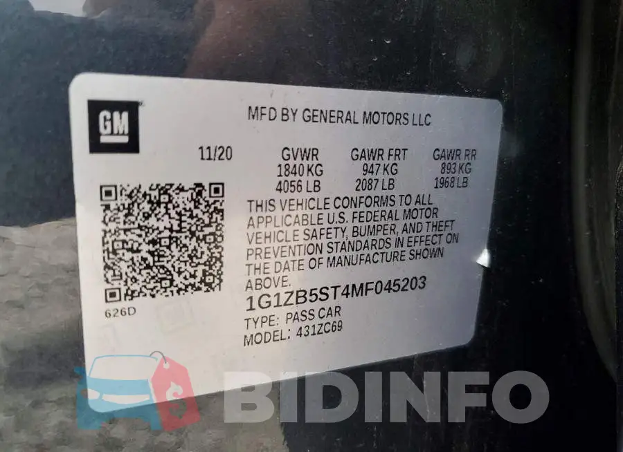 1G1ZB5ST4MF045203 Photo# 13