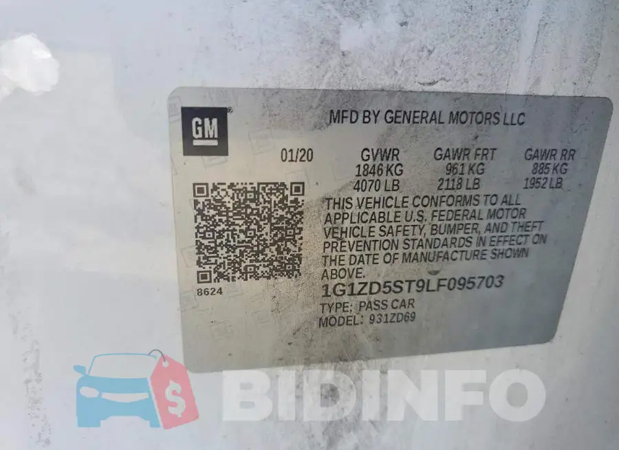 1G1ZD5ST9LF095703 Photo# 12