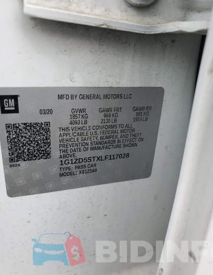 1G1ZD5STXLF117028 Photo# 13