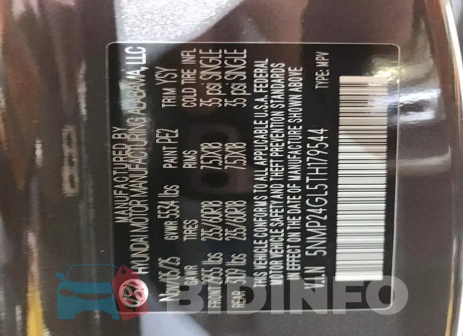 5NMP24GL5TH179544 Photo# 14