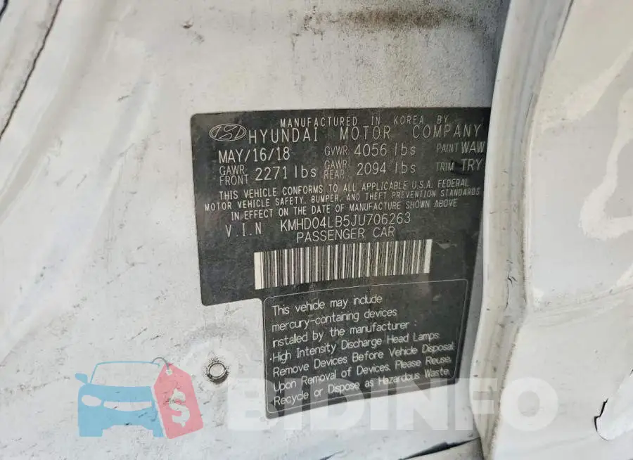 KMHD04LB5JU706263 Photo# 12