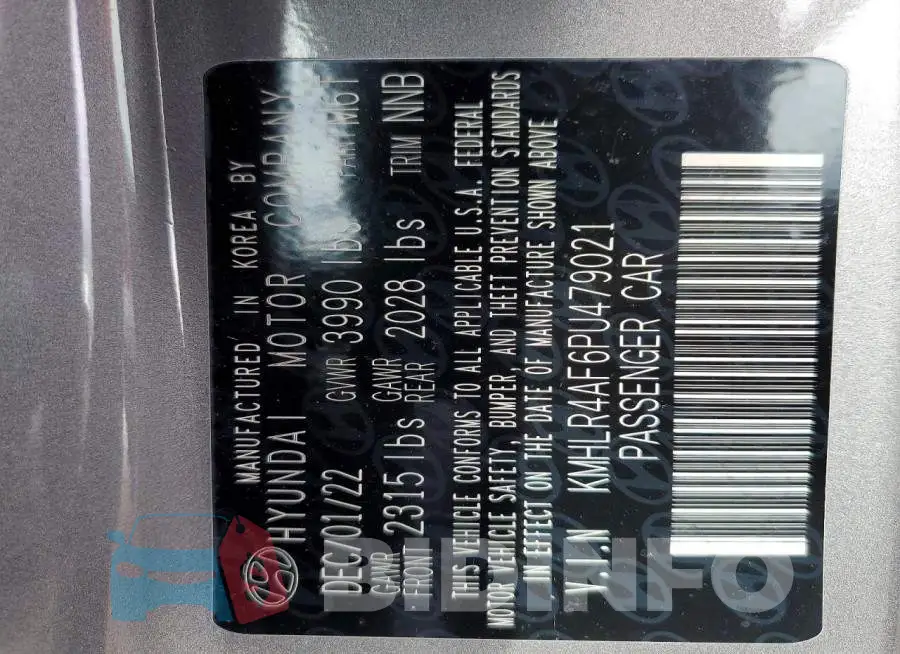 KMHLR4AF6PU479021 Photo# 12