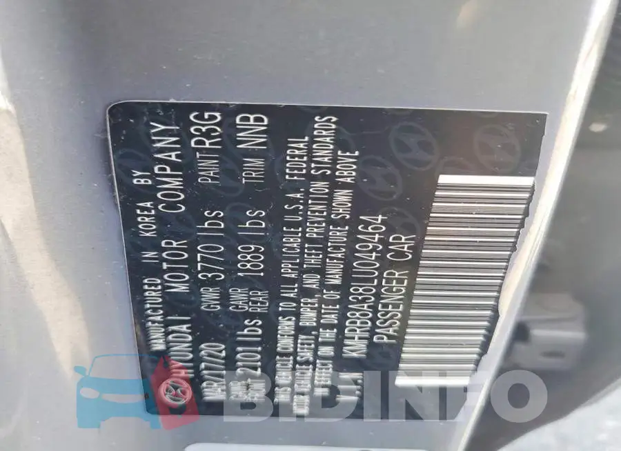 KMHRB8A38LU049464 Photo# 13