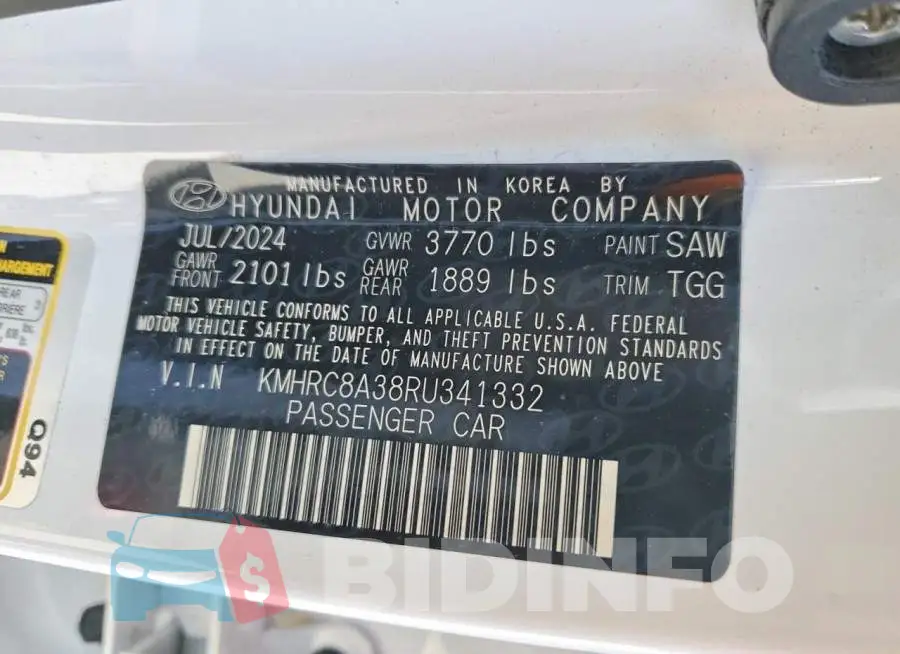KMHRC8A38RU341332 Photo# 13