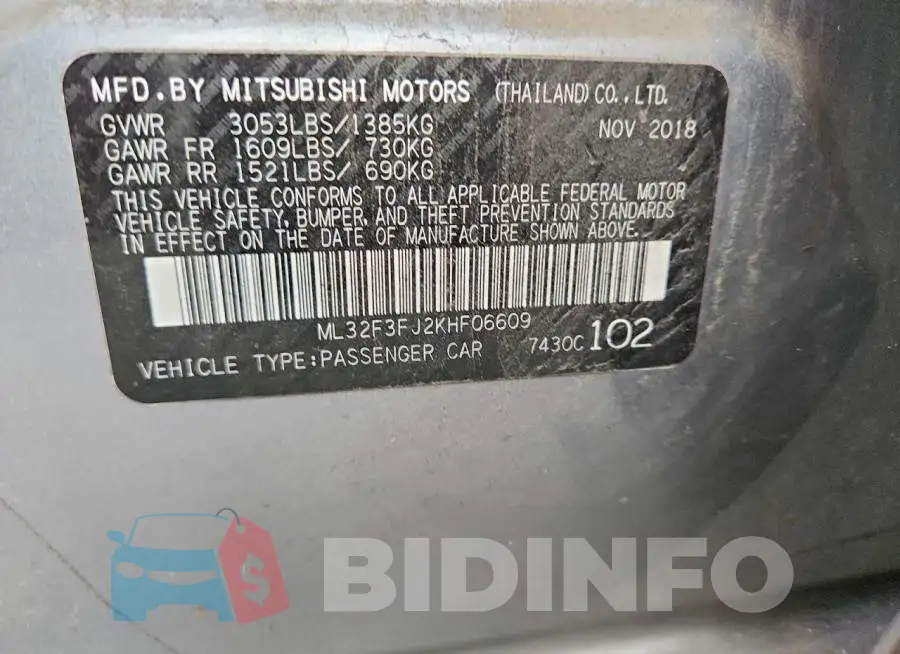 ML32F3FJ2KHF06609 Photo# 12