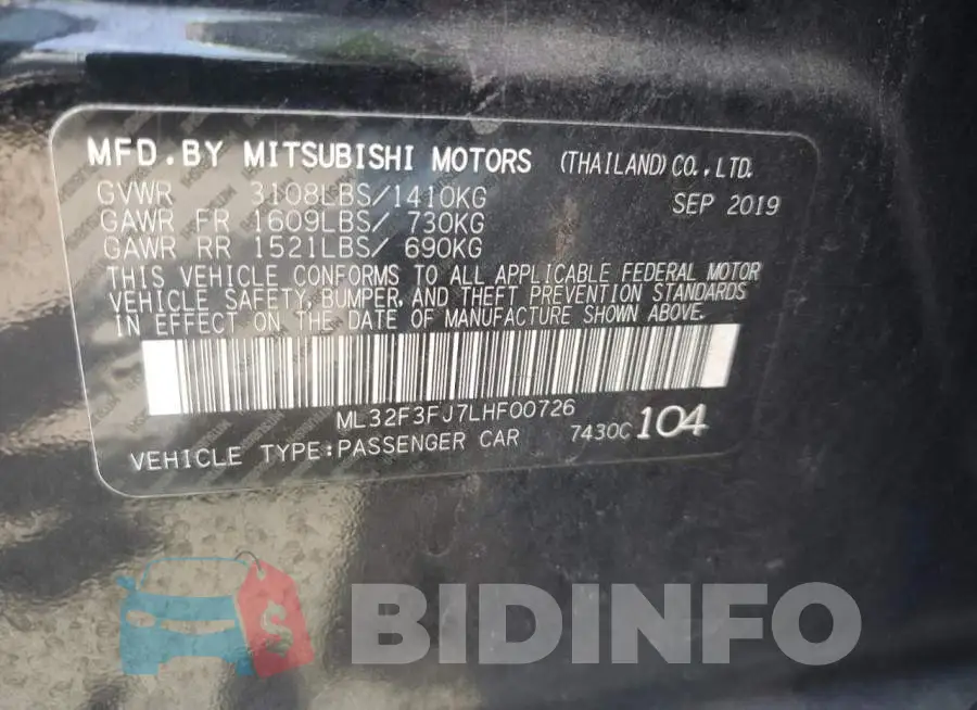 ML32F3FJ7LHF00726 Photo# 12
