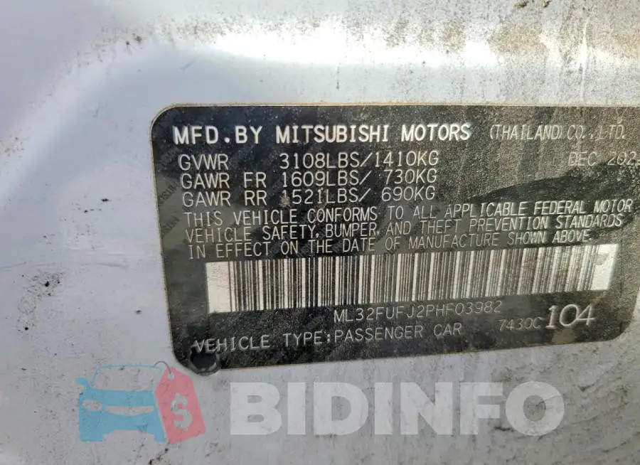 ML32FUFJ2PHF03982 Photo# 13