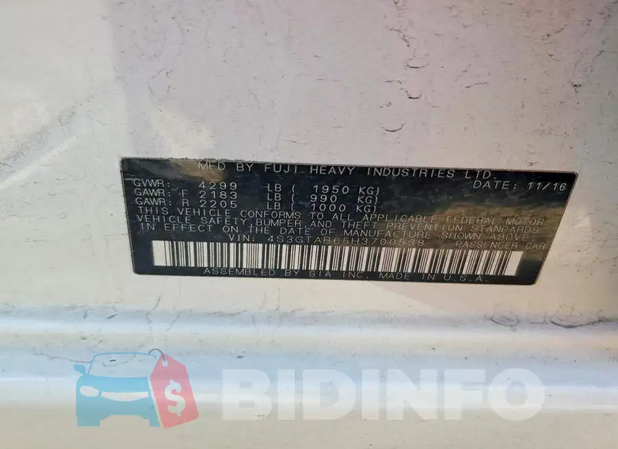 4S3GTAB65H3700538 Photo# 13