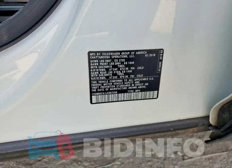 1V2MR2CA1JC557036 Photo# 13