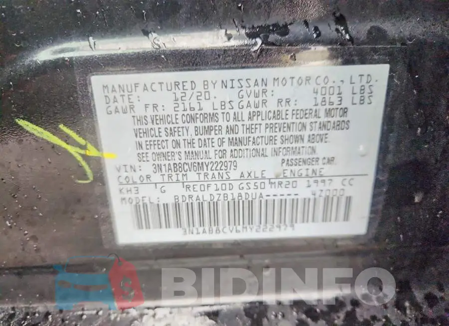 3N1AB8CV6MY222979 Photo# 8