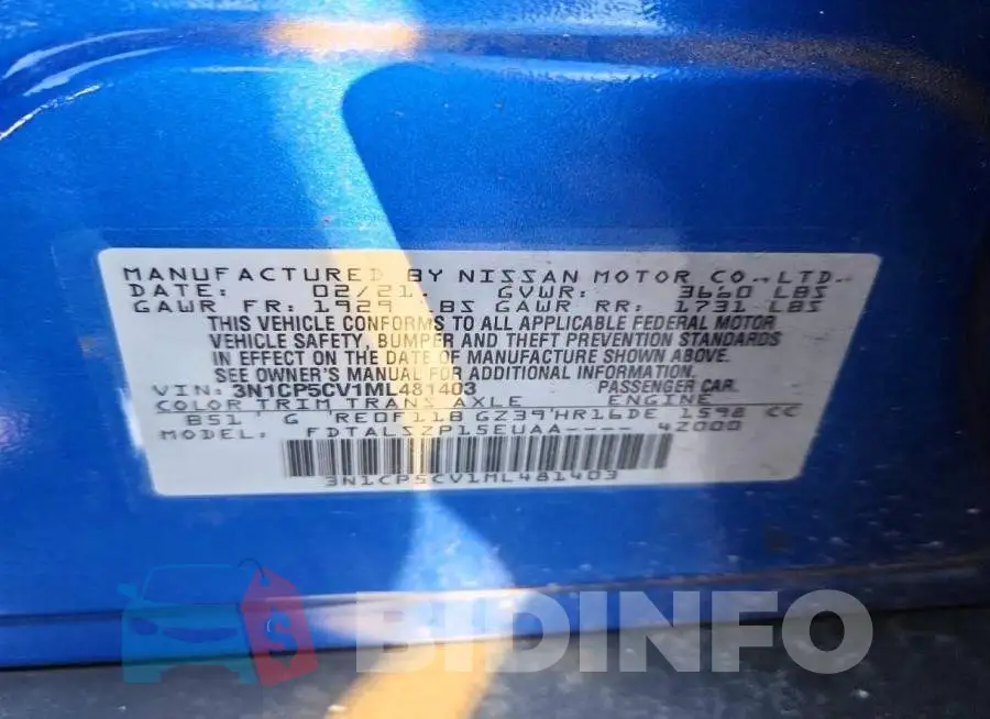 3N1CP5CV1ML481403 Photo# 12