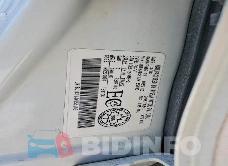 JN1BJ1CP1JW155193 Photo# 13