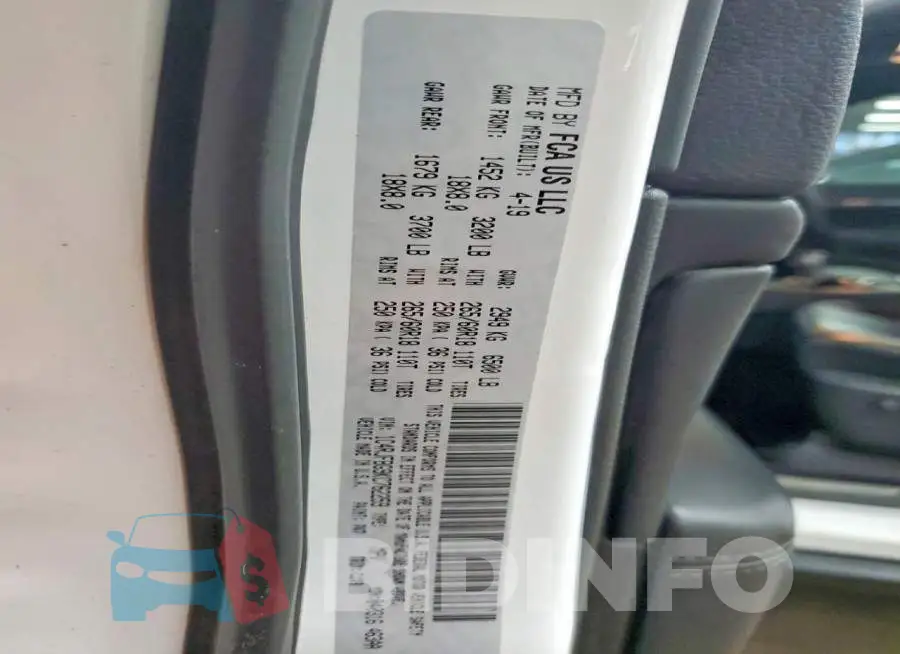 1C4RJFBG9KC762259 Photo# 12