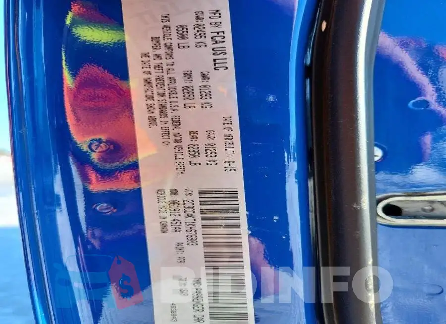 2C3CDXKT1KH676803 Photo# 12