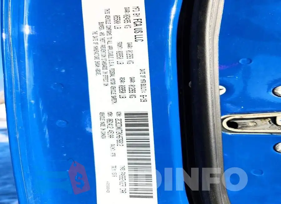 2C3CDXKT2KH676812 Photo# 12