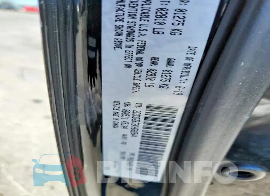 2C3CDZBT2KH668544 Photo# 12