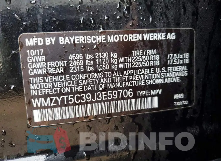 WMZYT5C39J3E59706 Photo# 12