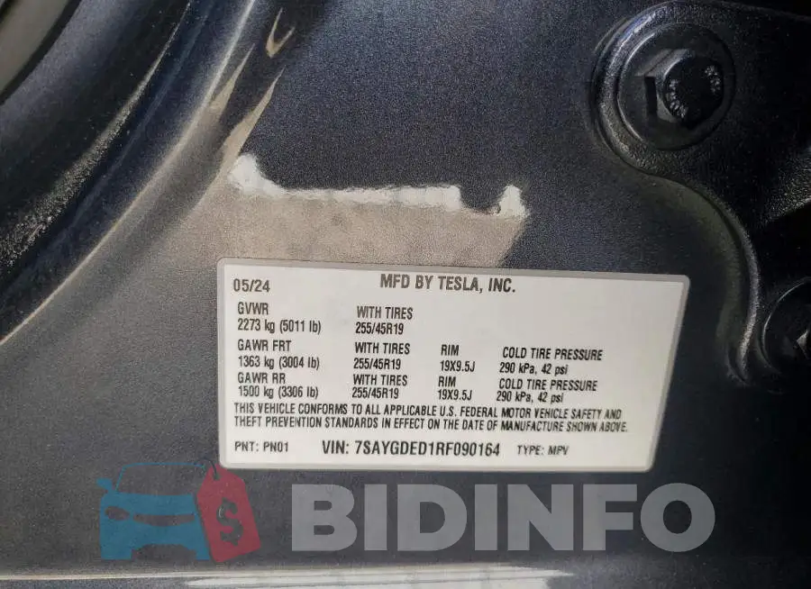 7SAYGDED1RF090164 Photo# 13