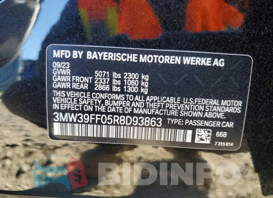 3MW39FF05R8D93863 Photo# 13