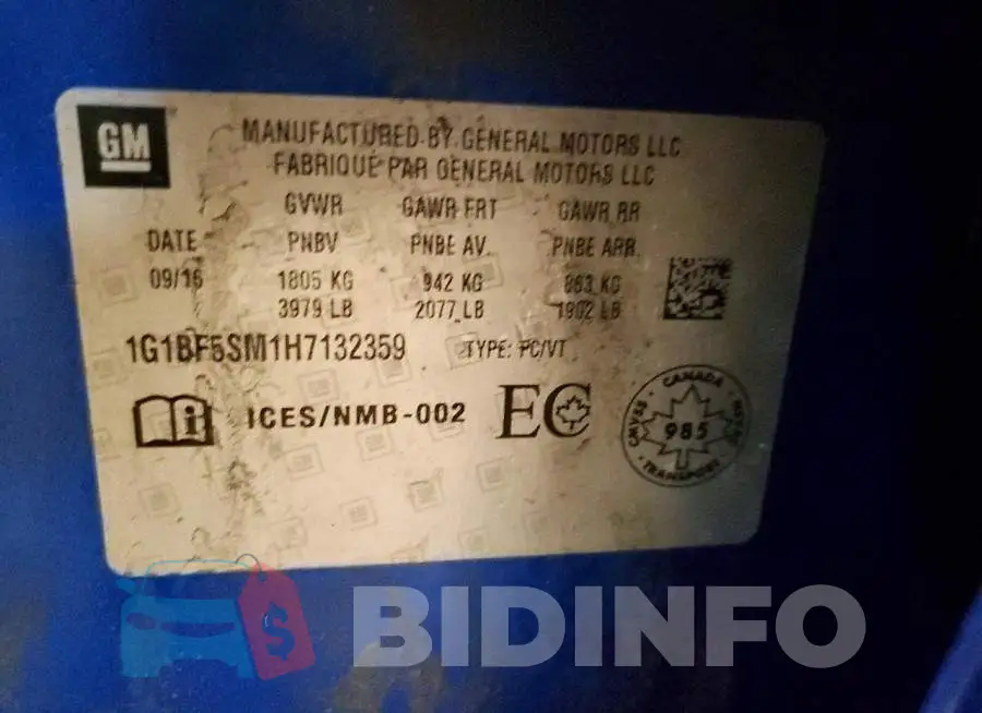 1G1BF5SM1H7132359 Photo# 12