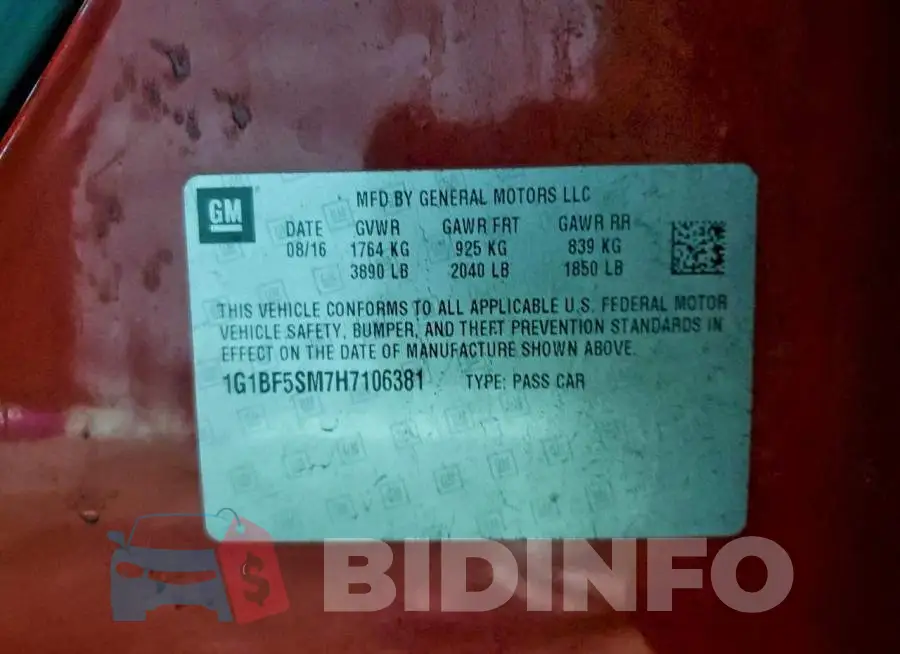 1G1BF5SM7H7106381 Photo# 12