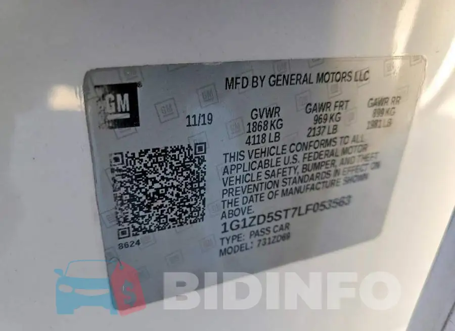 1G1ZD5ST7LF053563 Photo# 12