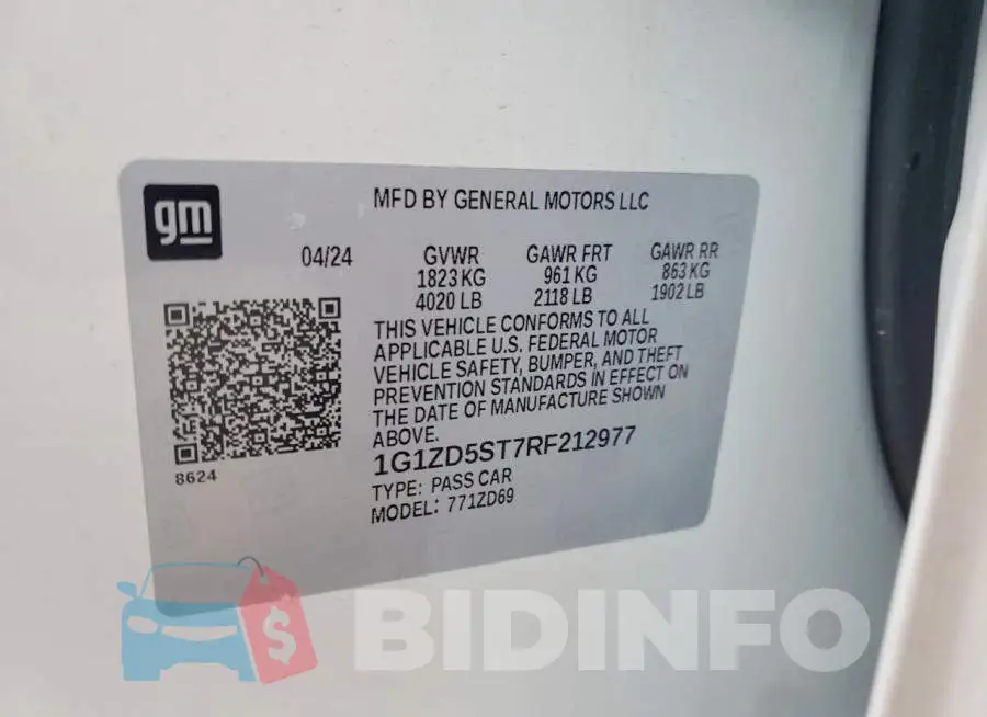 1G1ZD5ST7RF212977 Photo# 12