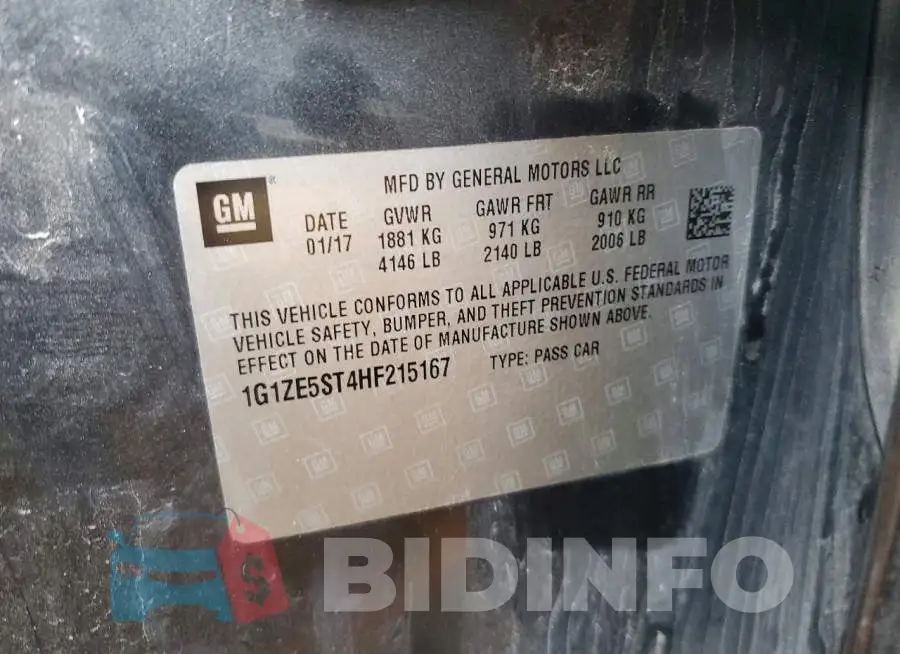1G1ZE5ST4HF215167 Photo# 12