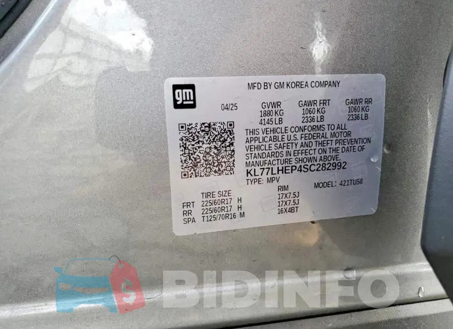 KL77LHEP4SC282992 Photo# 13