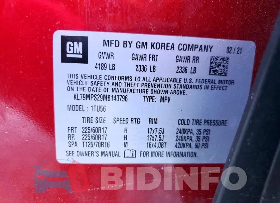KL79MPS29MB143796 Photo# 13
