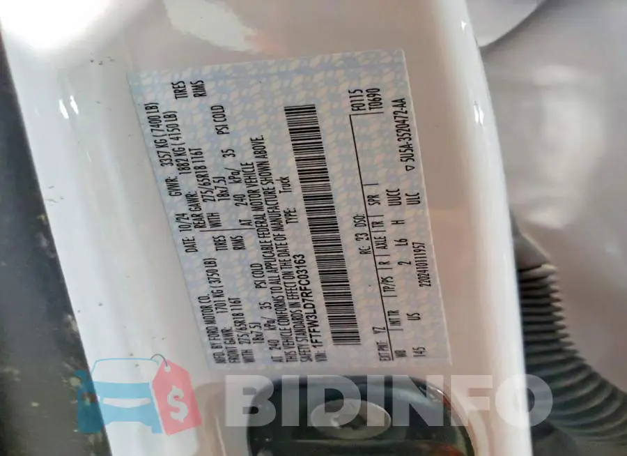 1FTFW3LD7RFC03163 Photo# 12