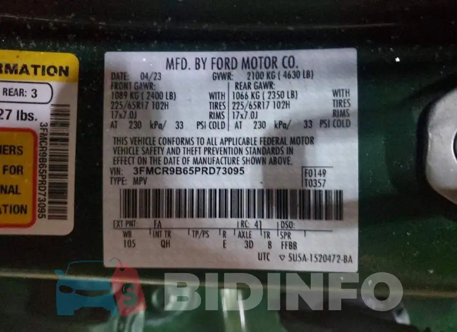 3FMCR9B65PRD73095 Photo# 13