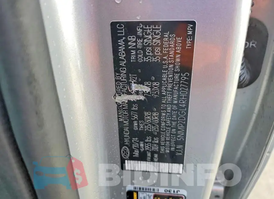 5NMP2DGL4RH027795 Photo# 13