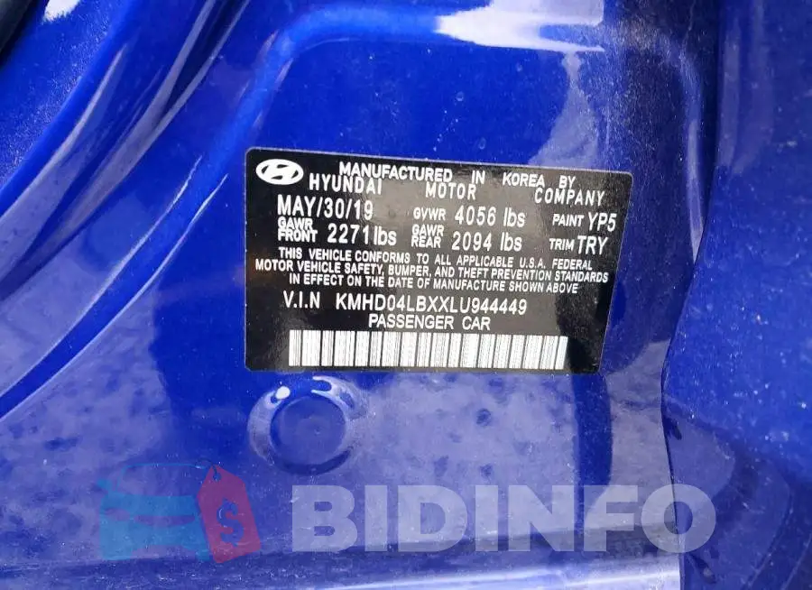 KMHD04LBXLU944449 Photo# 13