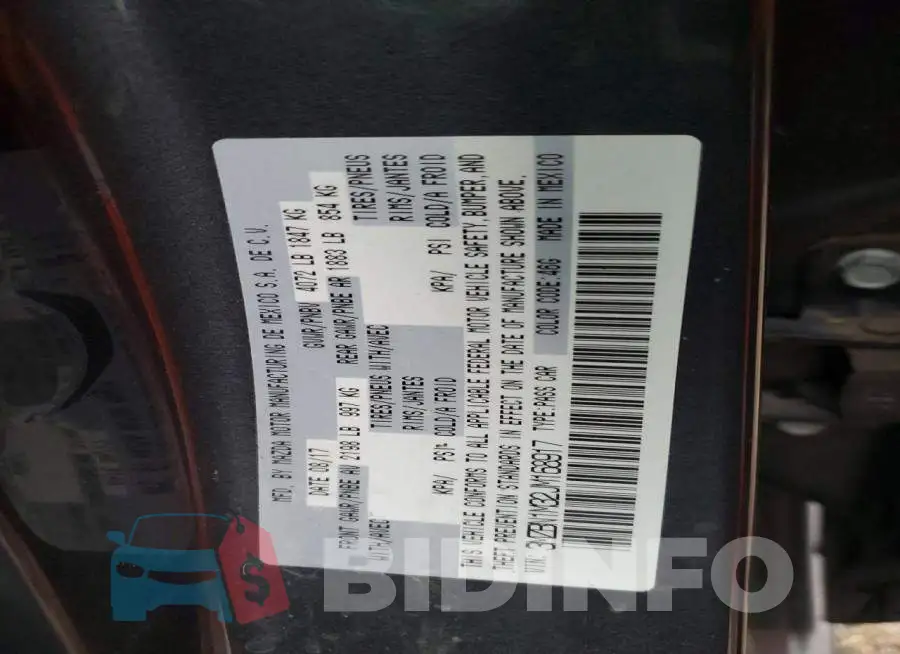 3MZBN1M32JM168917 Photo# 12