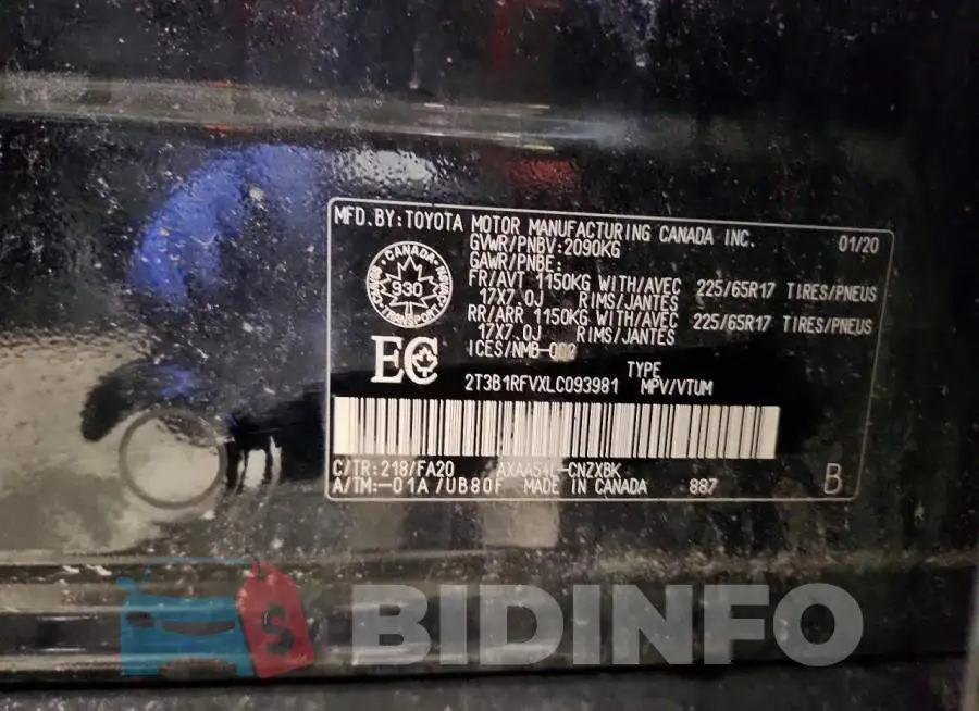 2T3B1RFVXLC093981 Photo# 14