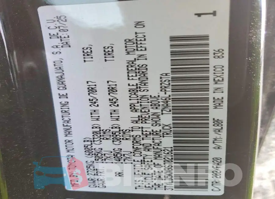 3TYLD5KN9ST021621 Photo# 12
