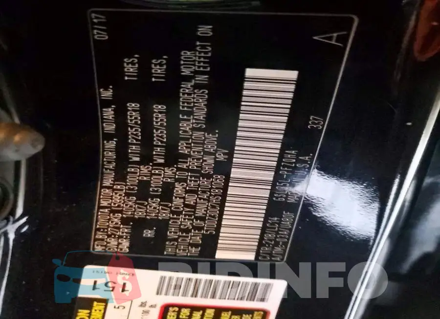 5TDDZ3DC7HS181068 Photo# 13