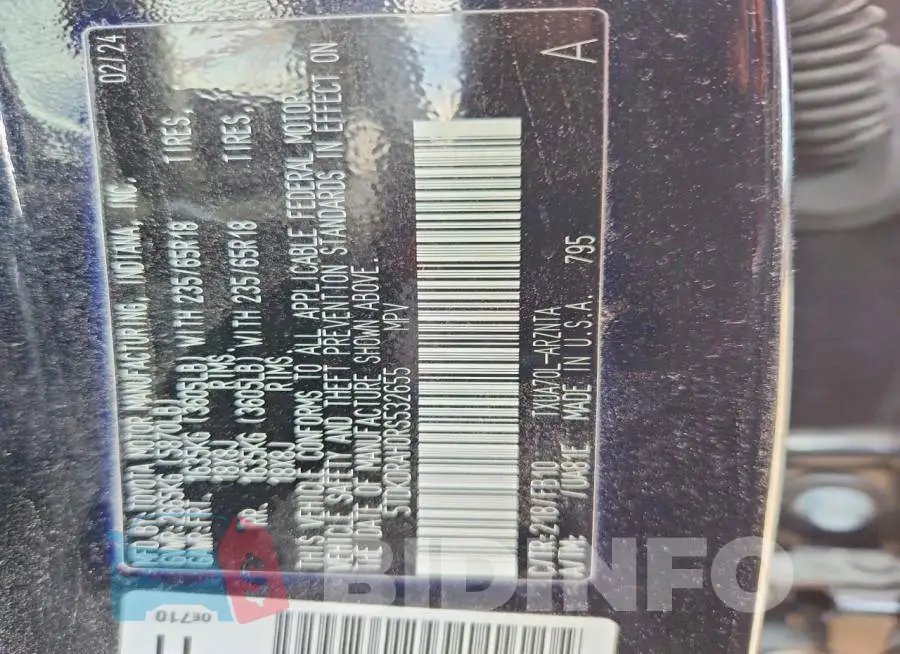 5TDKDRAH0RS532655 Photo# 12