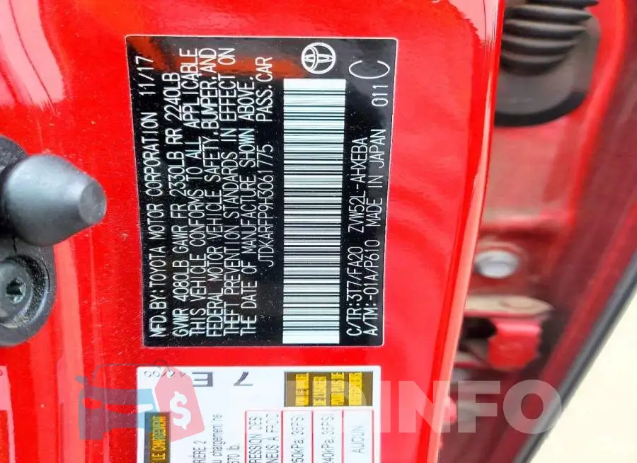 JTDKARFP9H3061775 Photo# 13