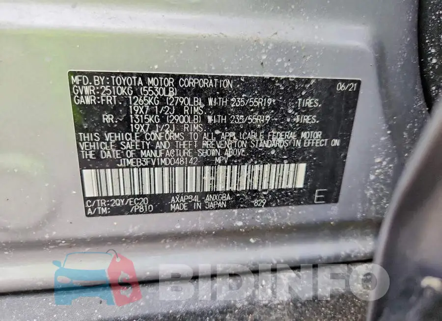 JTMEB3FV1MD048142 Photo# 12