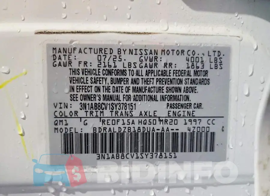 3N1AB8CV1SY378151 Photo# 12
