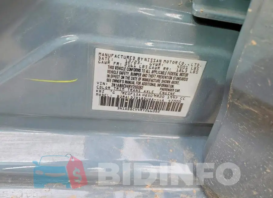 3N1AB8CV4RY266082 Photo# 13