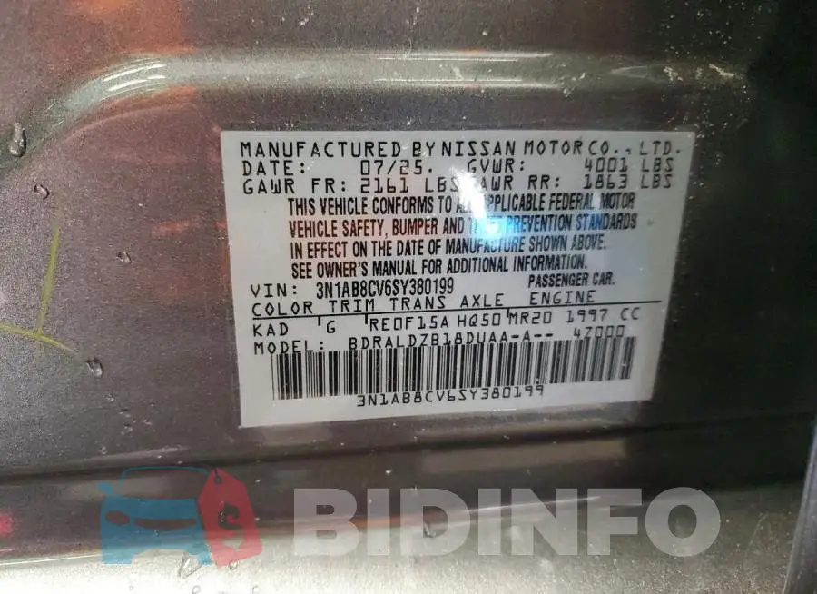 3N1AB8CV6SY380199 Photo# 12