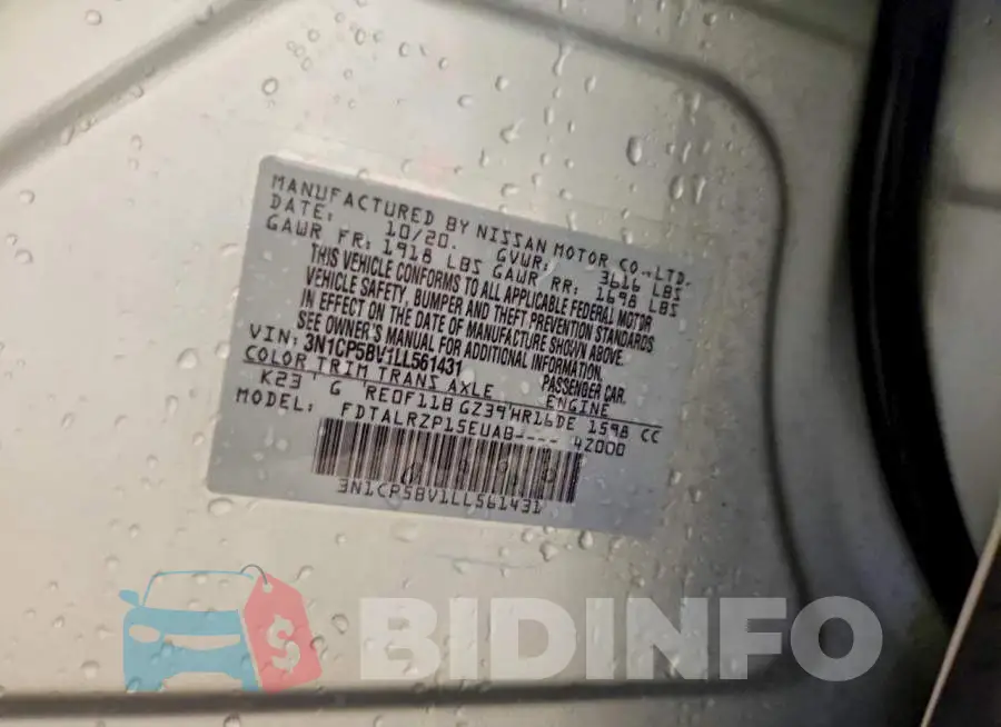 3N1CP5BV1LL561431 Photo# 12