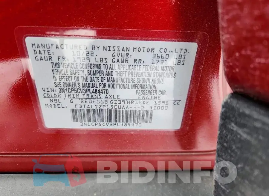 3N1CP5CV3PL484470 Photo# 14
