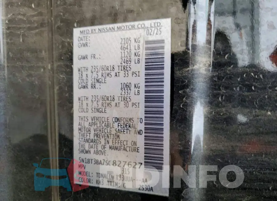 5N1BT3BA7SC827627 Photo# 13
